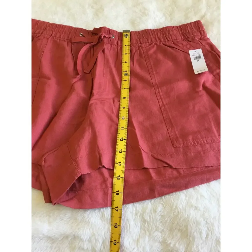 GAP Factory Orange Desert Flower Pull-On Utility Shorts - Picture 16 of 16